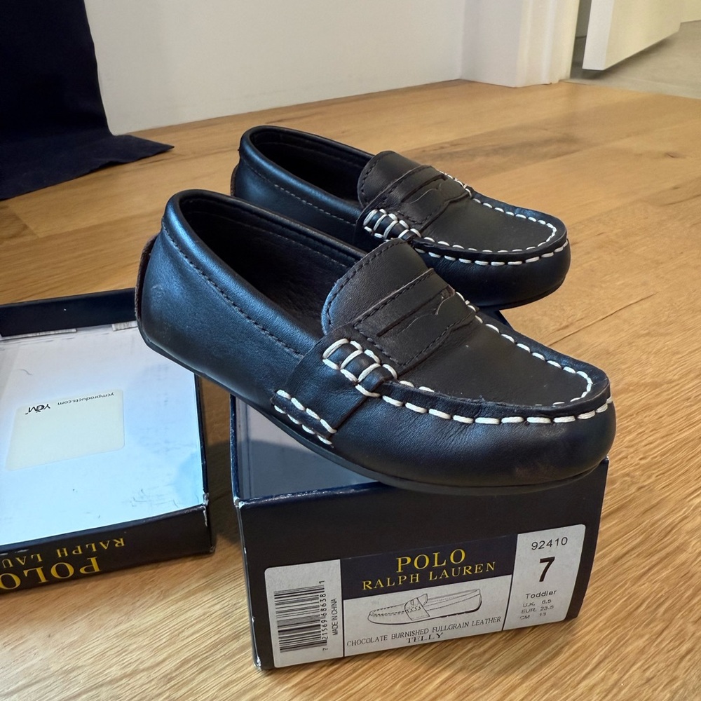 Polo by Ralph Lauren Black Loafers